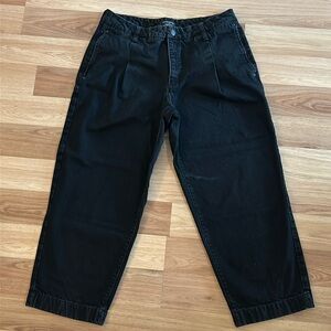 Banana Republic Factory - Black Barrel Leg Jeans - Size 14